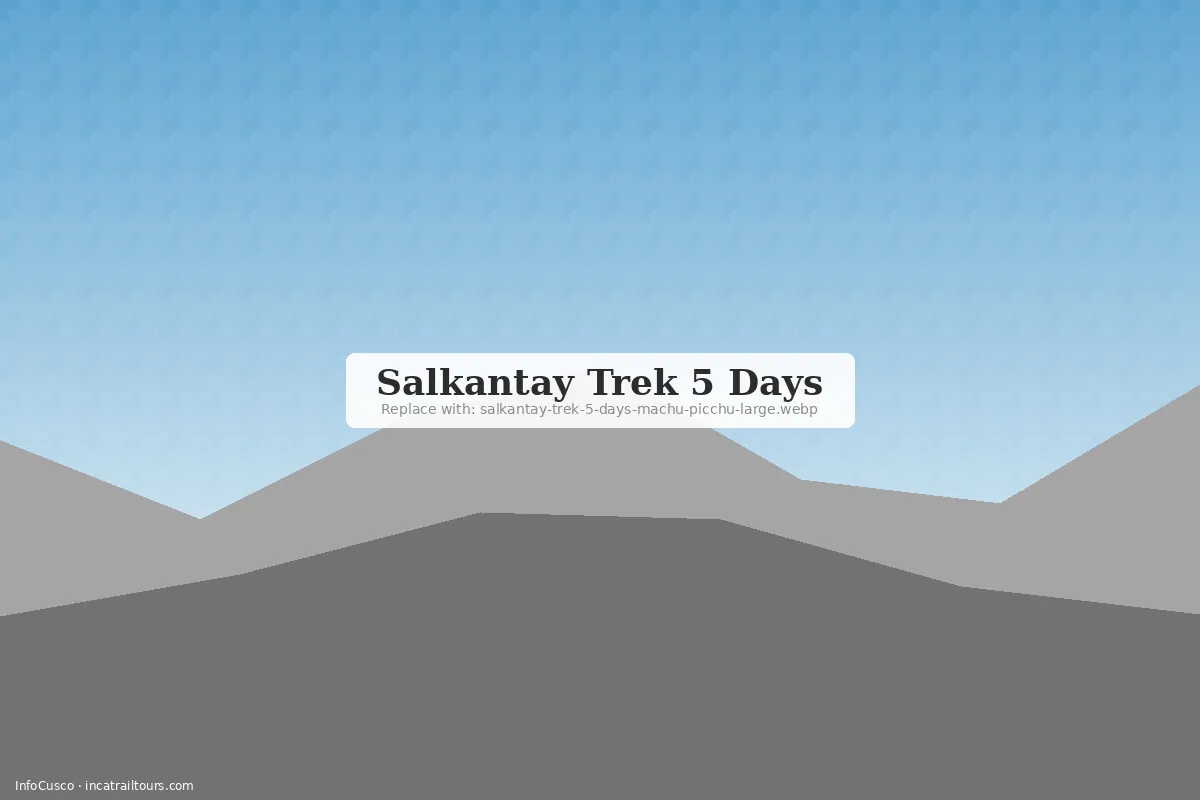 Salkantay Trek 5 Days 4 Nights