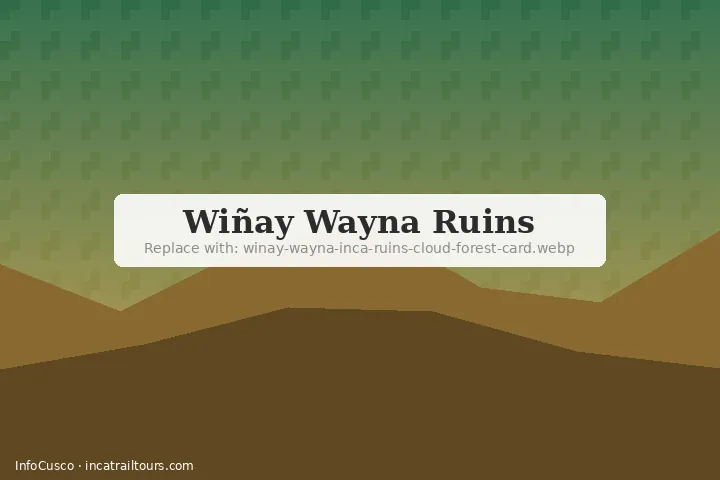 Wiñay Wayna Inca ruins on the Inca Trail